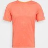 Nike Performance Herren T-Shirt Print - Bright Mango/white/reflective Silver