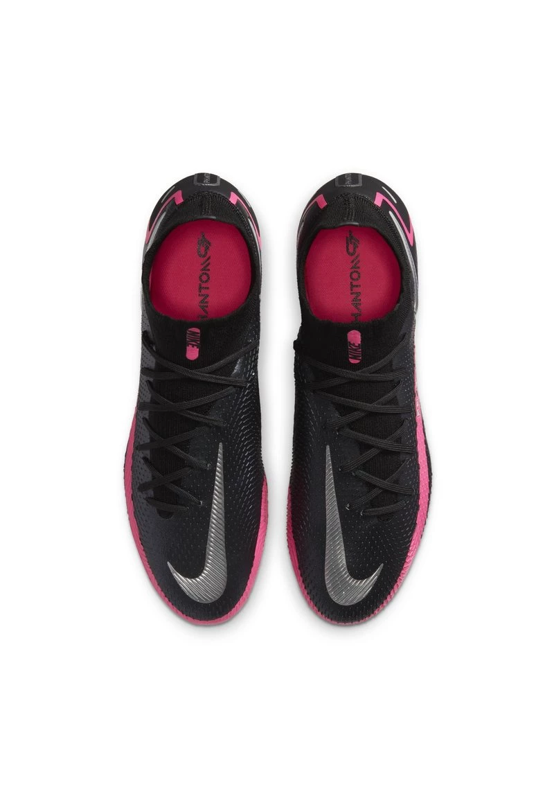 Nike Performance Herren PHANTOM GT ELITE DY - Fußballschuh Nocken - Black/pink Blast/metallic Silver 2 Nike Performance Herren PHANTOM GT ELITE DY - Fußballschuh Nocken - Black/pink Blast/metallic Silver – Bild 2
