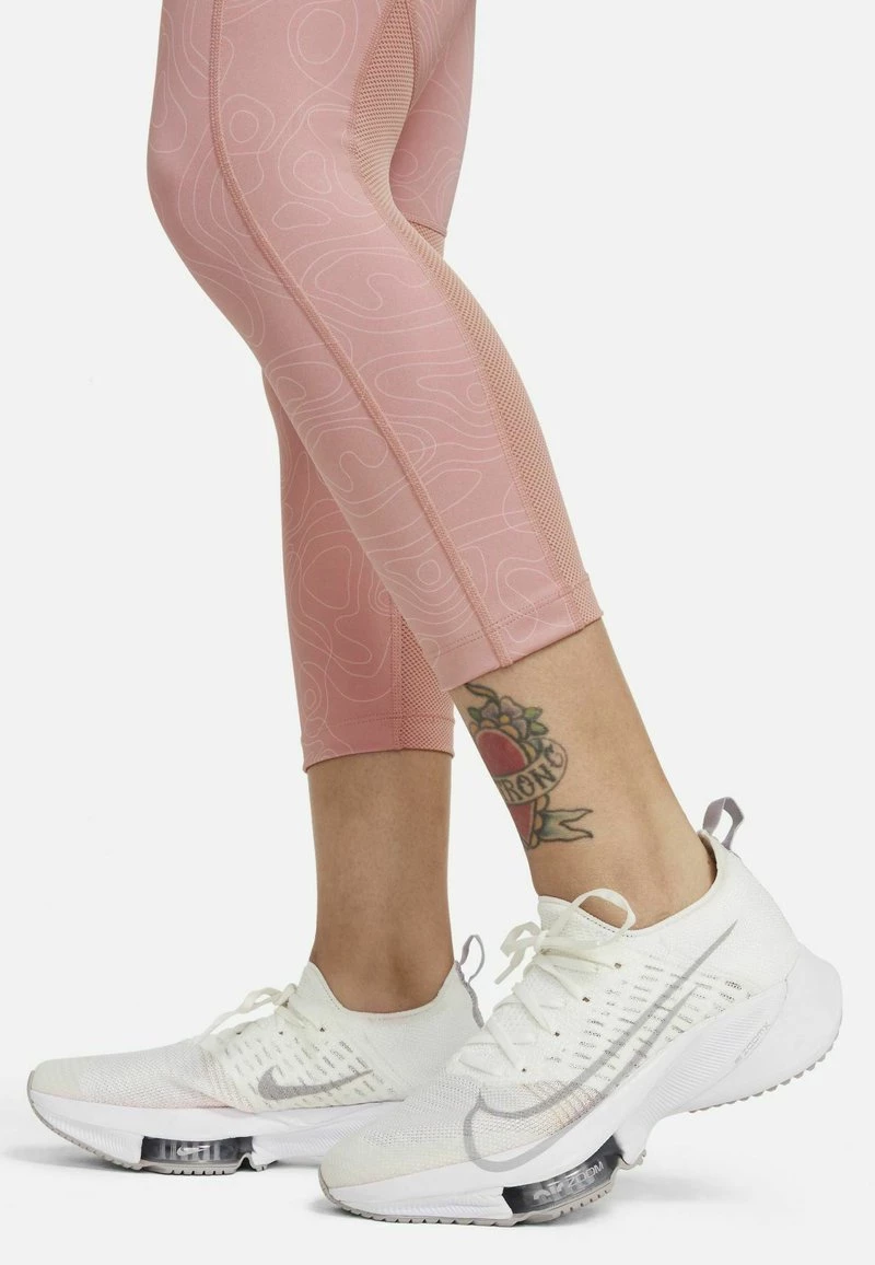 Nike Performance Damen RUN FAST CROP - Tights - Rust Pink 7 Nike Performance Damen RUN FAST CROP - Tights - Rust Pink – Bild 7