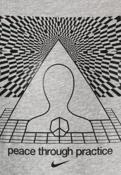 Nike Performance Herren TEE YOGA - Sport T-shirt - Dark Grey Heather -Angebote Nike Store 739c197ab2aa46d0958ba27ba22dab9a