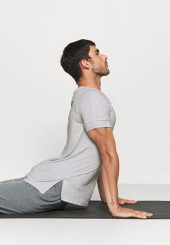 Nike Performance M NK DRY TOP - T-Shirt Basic - Smoke Grey/white/black | Herren -Angebote Nike Store 740e03c28e524960b320286f73235917