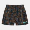 Nike Performance Kinder VOLLEY SHORT MASH UP LOGO - Badeshorts - Black