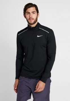 Nike Performance Herren Sport T-shirt - Black/reflective Silver