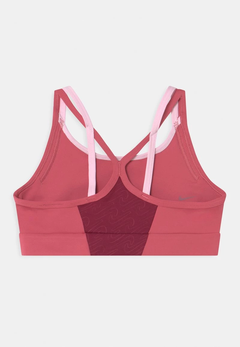 Nike Performance Kinder INDY BRA - Sport BH - Rush Maroon/archaeo Pink/pink Foam/white 2 Nike Performance Kinder INDY BRA - Sport BH - Rush Maroon/archaeo Pink/pink Foam/white – Bild 2
