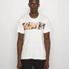 Nike Performance Herren TOP - Sport T-shirt - Sail/bright Mango