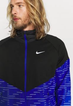 Nike Performance Herren MILER - Laufjacke - Black/hyper Royal -Angebote Nike Store 75c911b5230b4774a065ae30fceb94b3