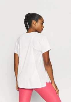 Nike Performance Damen RACE - Sport T-shirt - White/silver 7 Nike Performance Damen RACE - Sport T-shirt - White/silver -Angebote Nike Store 75d216ea59c24878b7702555578b9965