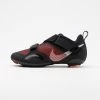 Nike Performance Damen NIKE SUPERREP CYCLE - Fahrradschuh - Black/metallic Silver/hyper Crimson