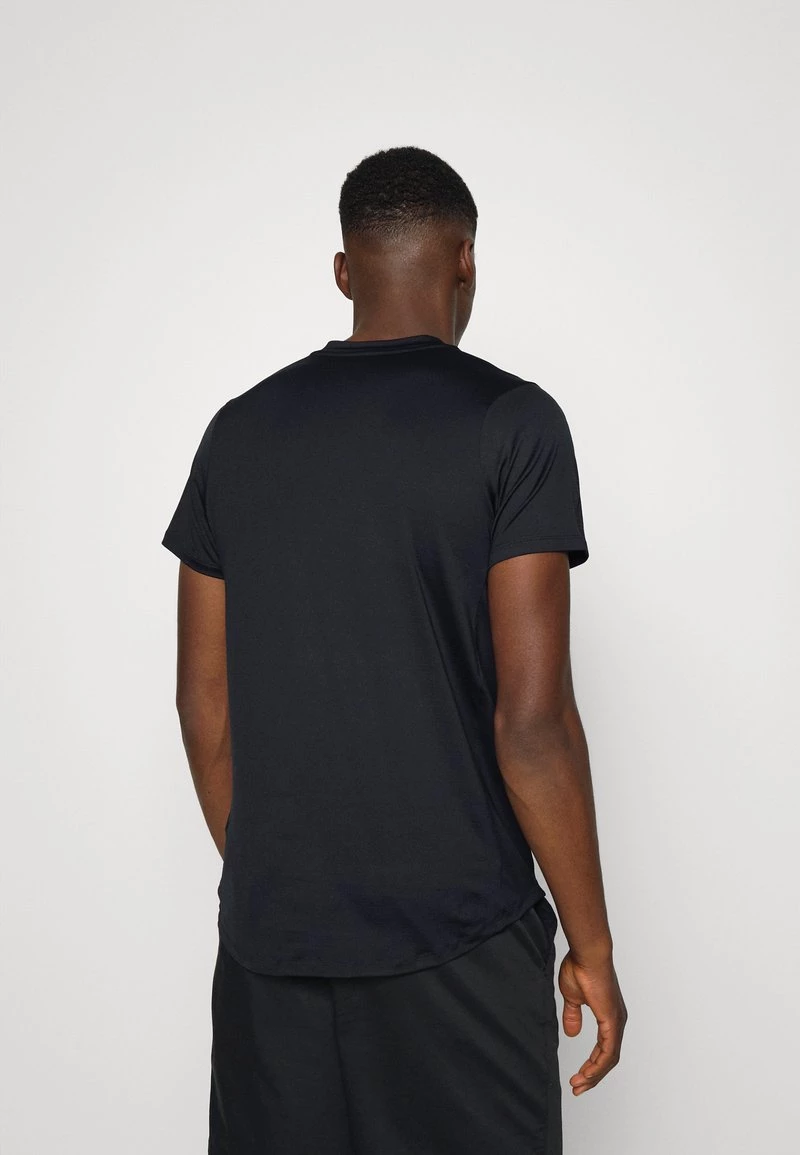 Nike Performance Herren ADVANTAGE - Sport T-shirt - Black/white 3 Nike Performance Herren ADVANTAGE - Sport T-shirt - Black/white – Bild 3