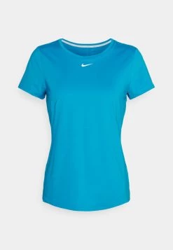 Nike Performance Damen ONE SLIM - Sport T-shirt - Laser Blue/white -Angebote Nike Store 7678a22777374ff6911e2e7d6f69bc6d