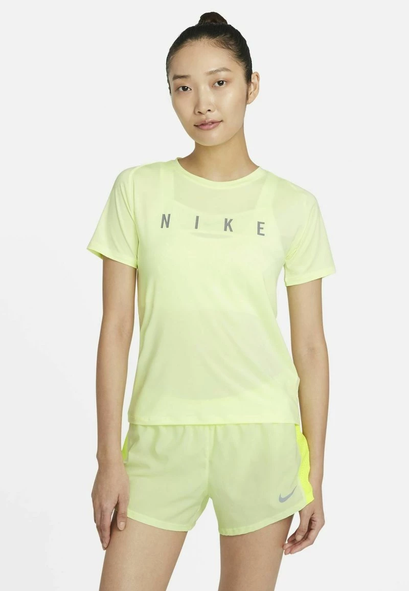 Nike Performance Damen MILER - T-Shirt Print - Barely Volt 1 Nike Performance Damen MILER - T-Shirt Print - Barely Volt