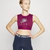 Nike Performance AIR BRA - Sport-BH Mit Mittlerer Stützkraft - Sangria | Damen