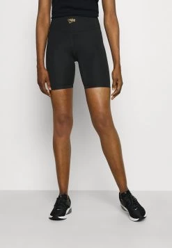 Nike Performance Damen FEMME ONE SHORT - Tights - Black/metallic Gold