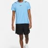 Nike Performance Herren M SS NPC - T-Shirt Print - Blau