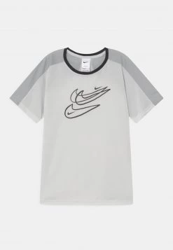 Nike Performance Kinder T-Shirt Print - Photon Dust/smoke Grey/black
