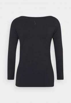 Nike Performance Damen THE YOGA LUXE - Langarmshirt - Black/dark Smoke Grey -Angebote Nike Store 78190673935d4cfd8e77cbf230f30720