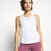 Nike Performance Damen ONE SLIM TANK - Top - White