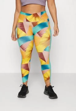 Nike Performance 7/8 PLUS - Tights - Rose Whisper/washed Teal/cool Grey | Damen