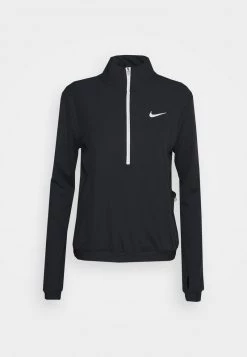 Nike Performance Damen ELEMENT - Langarmshirt - Black/pure Platinum/reflective Silver