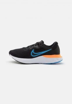 Nike Performance Herren RENEW RUN - Laufschuh Neutral - Black/coast/dark Smoke Grey/total Orange/white
