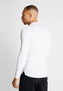 Nike Performance PRO TIGHT MOCK - Langarmshirt - White/black | Herren -Angebote Nike Store 790715b4b2b540e9b10f6a1bd589eb49
