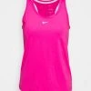 Nike Performance ONE SLIM TANK - Top - Active Pink/white | Damen