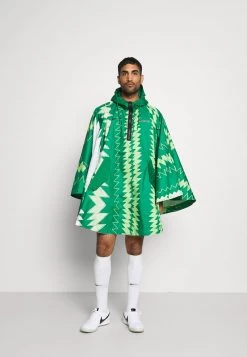 Nike Performance Herren NFF NIGERIA PONCHO - Nationalmannschaft - Pine Green/sub Lime/pure Platinum/black