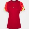 Nike Performance Damen STRIKE 21 - T-Shirt Print - Gym Red/bright Crimson/volt