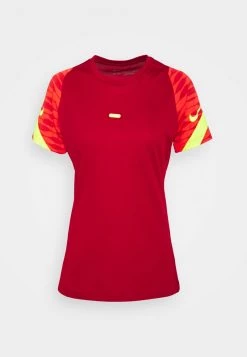 Nike Performance Damen STRIKE 21 - T-Shirt Print - Gym Red/bright Crimson/volt