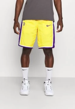 Nike Performance Herren NBA LA LAKERS SHORT - Vereinsmannschaften - Amarillo/field Purple/white