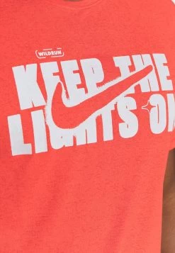 Nike Performance Herren MILER - T-Shirt Print - Lobster/gym Red/photon Dust -Angebote Nike Store 7a1b767401dc44b1a3a68c03304ed1a8