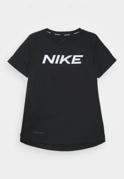 Nike Performance TOP - T-Shirt Print - Black/white | Kinder