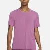 Nike Performance M NK DRY TOP - T-Shirt Basic - Cactus Flower Light Mulberry Black | Herren