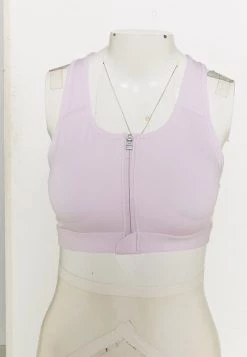 Nike Performance Damen ZIP FRONT BRA - Sport-BH Mit Mittlerer Stützkraft - Regal Pink/white -Angebote Nike Store 7b3c6672a9f44510ae895a84ca6fe17b
