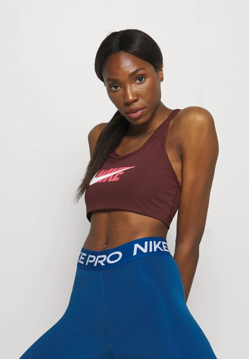 Nike Performance Damen BRA - Sport-BH Mit Mittlerer Stützkraft - Bronze Eclipse/archaeo Pink 4 Nike Performance Damen BRA - Sport-BH Mit Mittlerer Stützkraft - Bronze Eclipse/archaeo Pink – Bild 4