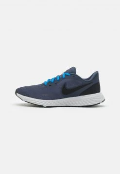 Nike Performance Herren REVOLUTION 5 - Laufschuh Neutral - Thunder Blue/black/grey Fog/light Photo Blue/dark Pony