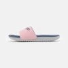 Nike Performance KAWA SLIDE SE UNISEX - Badesandale - Pink Glaze/metallic Silver/midnight Navy