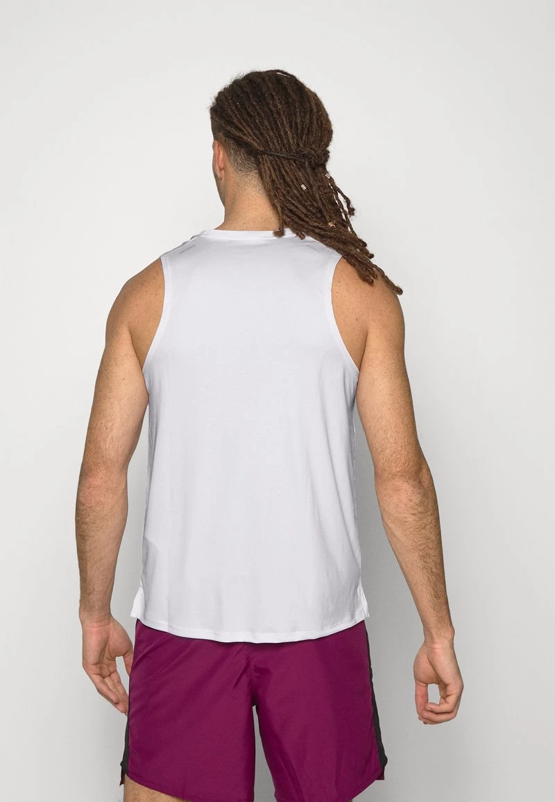 Nike Performance Herren MILER TANK - Top - White 3 Nike Performance Herren MILER TANK - Top - White – Bild 3