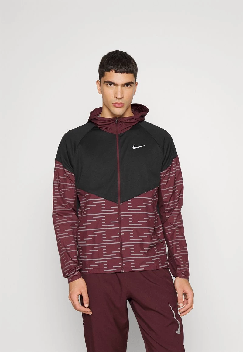 Nike Performance Herren MILER - Laufjacke - Burgundy Crush/black/burgundy Crush/reflective Silver 1 Nike Performance Herren MILER - Laufjacke - Burgundy Crush/black/burgundy Crush/reflective Silver