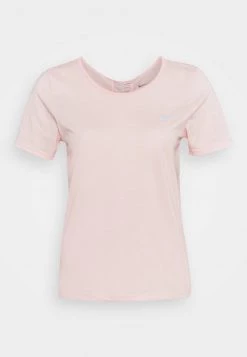 Nike Performance RUN - T-Shirt Basic - Pale Coral/black/silver | Damen -Angebote Nike Store 7cb2b52f7c36464db88bfc895fd0aa10