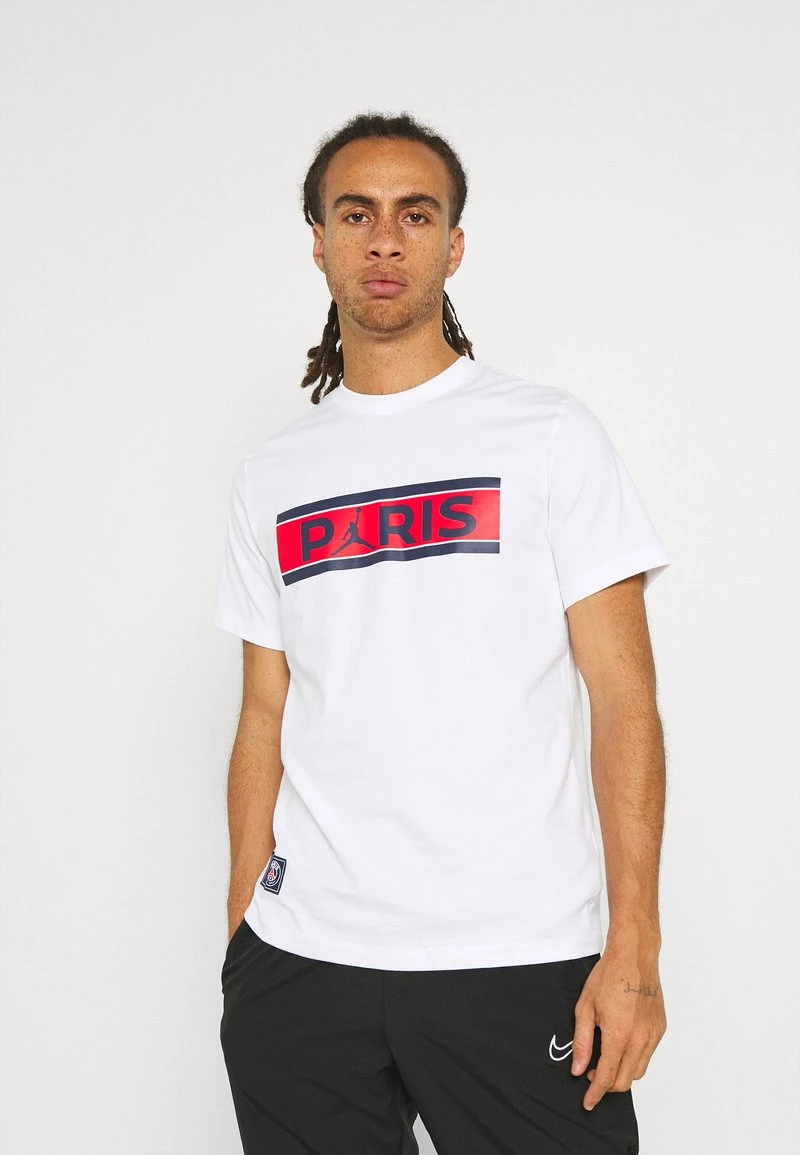 Nike Performance PARIS ST GERMAIN WORDMARK TEE - Vereinsmannschaften - White | Herren 1 Nike Performance PARIS ST GERMAIN WORDMARK TEE - Vereinsmannschaften - White | Herren