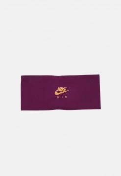 Nike Performance DRI FIT HEADBAND UNISEX - Schweißband - Sangria/university Gold