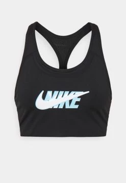 Nike Performance Damen BRA - Sport-BH Mit Mittlerer Stützkraft - Black/dark Smoke Grey -Angebote Nike Store 7dcf07fc284a4d2f9c77cca58a89b9ec