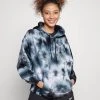 Nike Performance Damen HERITAGE HOODIE DYE - Kapuzenpullover - White/black