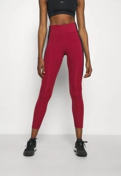 Nike Performance Damen ONE 7/8 - Tights - Pomegranate/archaeo Pink/white