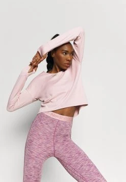 Nike Performance Damen MIDLAYER FEMME - Langarmshirt - Pink Oxford/metallic Gold -Angebote Nike Store 7f3032ae830c4beaa7723472d5b8d357