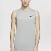 Nike Performance Herren Top - Smoke Grey/light Smoke Grey/heather/black