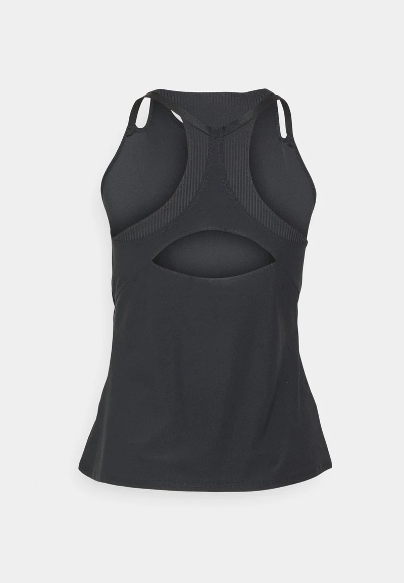 Nike Performance Damen ADVANTAGE TANK - Sport T-shirt - Black/white 2 Nike Performance Damen ADVANTAGE TANK - Sport T-shirt - Black/white – Bild 2