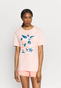 Nike Performance Damen DAY TEE - T-Shirt Print - Arctic Orange