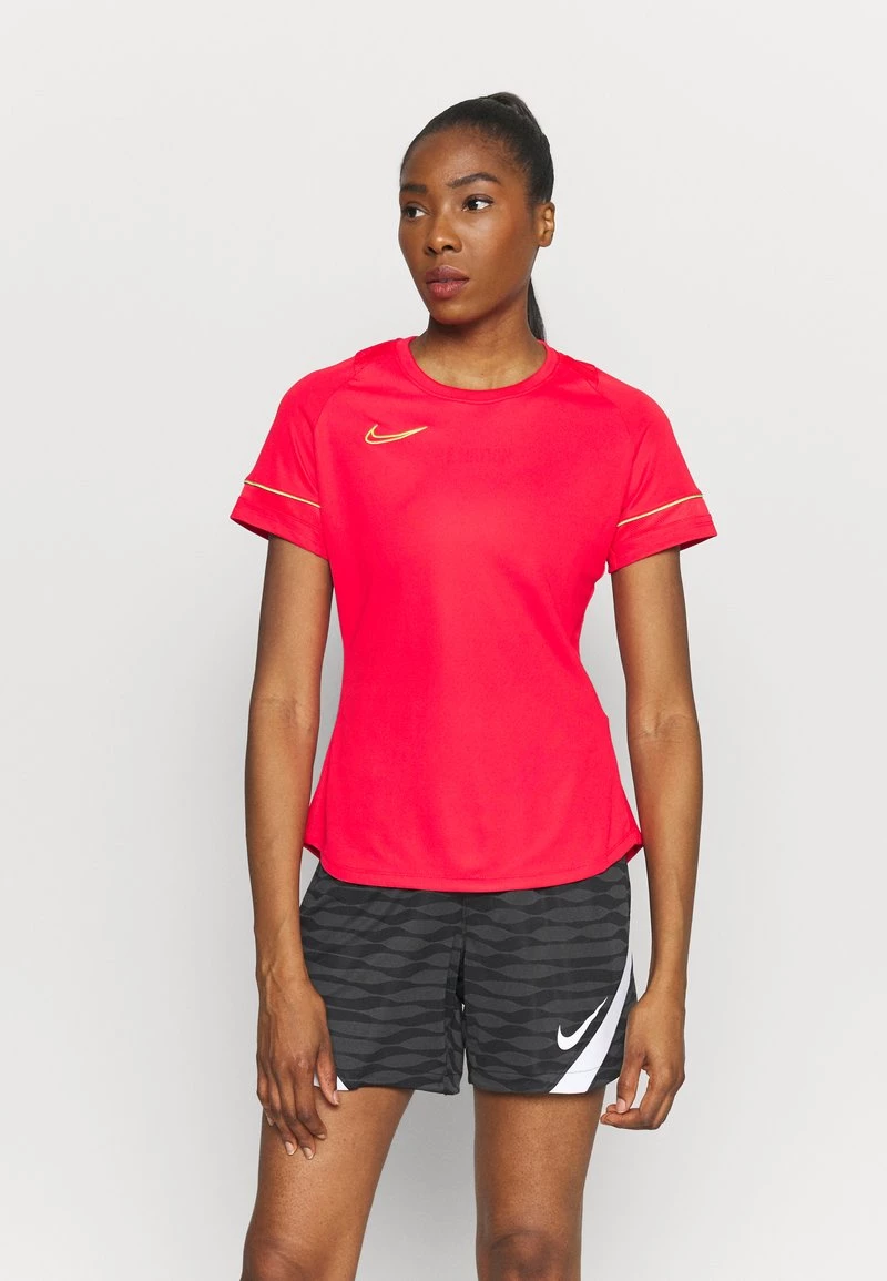 Nike Performance ACADEMY - Sport T-shirt - Siren Red/green Strike | Damen 1 Nike Performance ACADEMY - Sport T-shirt - Siren Red/green Strike | Damen